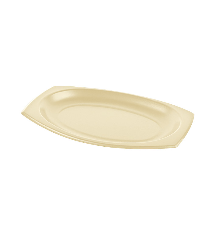 Plato Térmico FOAM Miel con Tapa 230x180mm (125 Uds)
