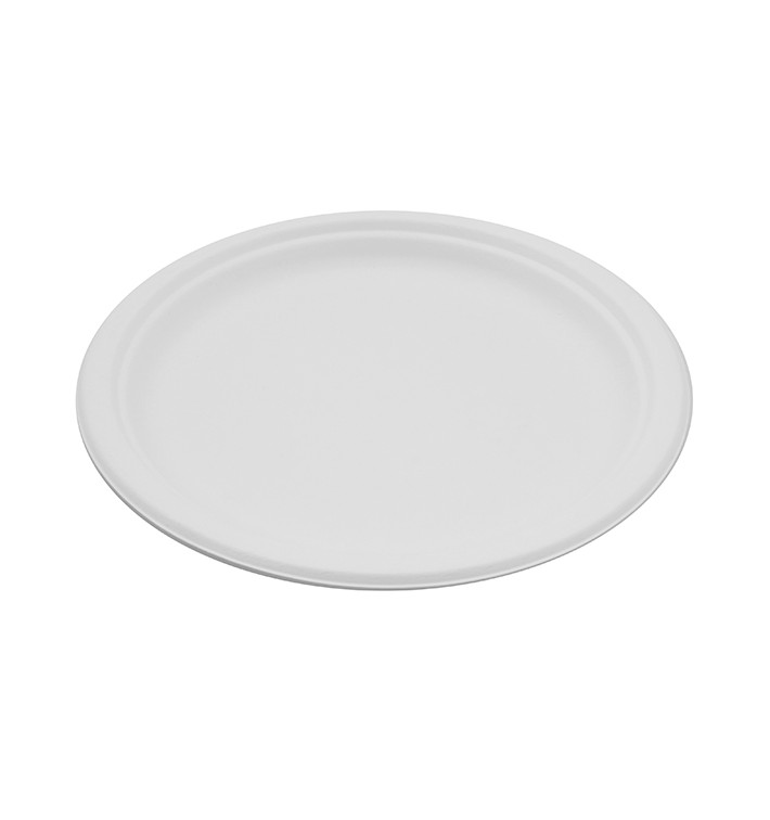 Plato Caña de Azucar Blanco Ø260mm (25 Uds) Plato Caña de Azucar Blanco Ø260mm (25 Uds)