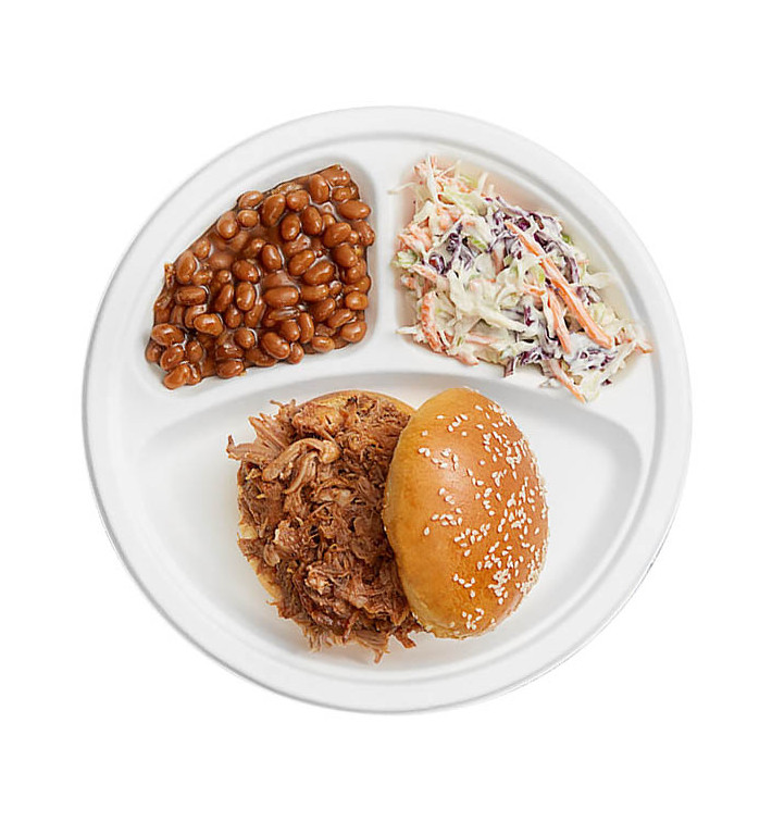 Plato de caña de azúcar