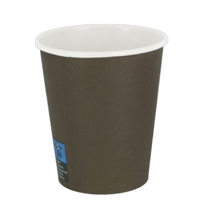 Vaso Cartón 7Oz/210ml Marrón Ø7,2cm (100 Uds) Vaso Cartón 7Oz/210ml Marrón Ø7,2cm (100 Uds)