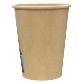 Vaso Cartón 8Oz/240ml Marrón Ø8,0cm (1.000 Uds)
