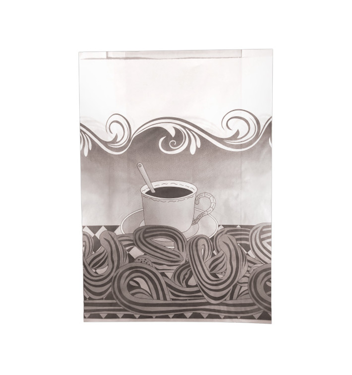 Bolsa para Churros Antigrasa 18+7x32cm (250 Uds) Bolsa para Churros Antigrasa 18+7x32cm (250 Uds)
