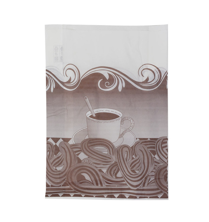 Bolsa para Churros Antigrasa 30+10x42cm (250 Uds)