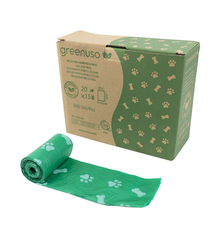 Bolsa Perro 100% Biodegradable 23x32cm (300 Uds) Bolsa Perro 100% Biodegradable 23x32cm (300 Uds)