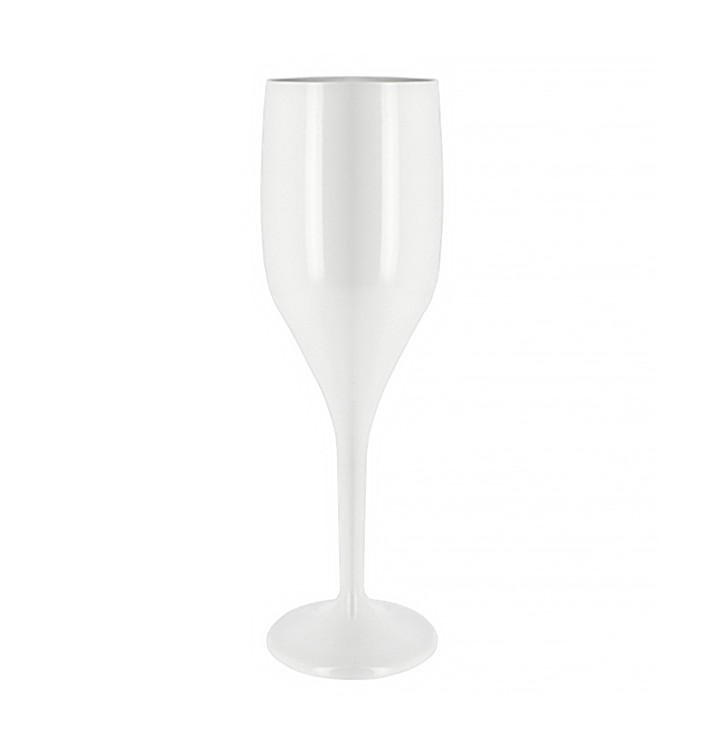 Copa Reutilizable para Cava Blanca SAN 150ml (1 Ud) Copa Reutilizable para Cava Blanca SAN 150ml (1 Ud)