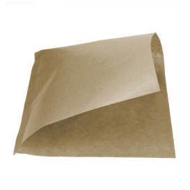Bolsa Antigrasa Abierta 2L 12x12,2cm Natural (100 Uds)