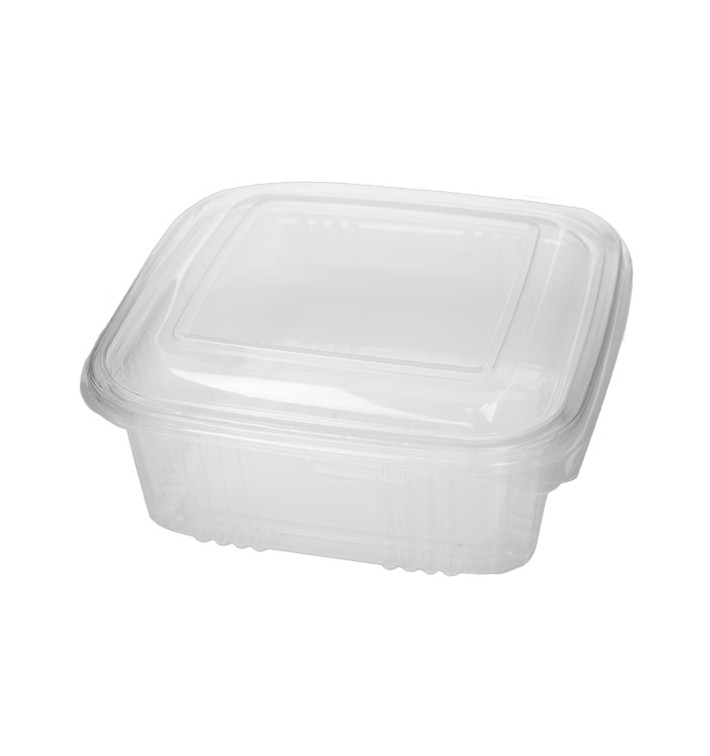 Tarrina Cuadrada Tapa Bisagra PP 750ml (50 Uds) Tarrina Cuadrada Tapa Bisagra PP 750ml (50 Uds)