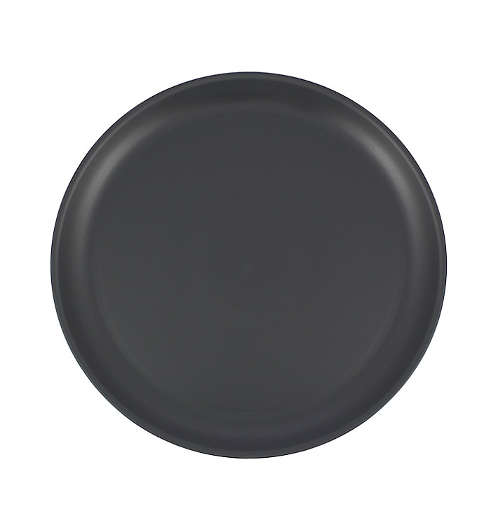 Plato Reutilizable Durable PP Mineral Antracita Ø27,4cm (6 Uds) Plato Reutilizable Durable PP Mineral Antracita Ø27,4cm (6 Uds)