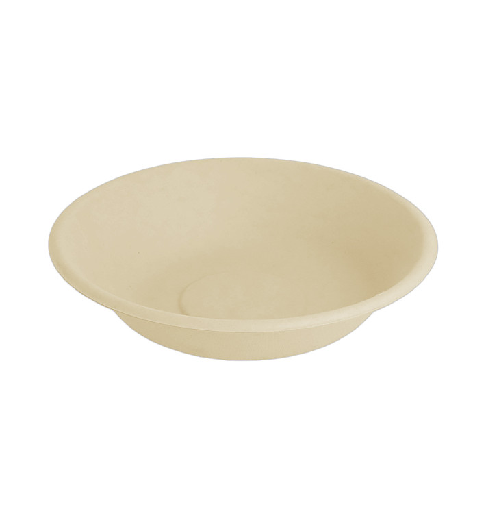 Plato Hondo Caña de Azucar Natural Ø160mm (50 Uds) Plato Hondo Caña de Azucar Natural Ø160mm (50 Uds)
