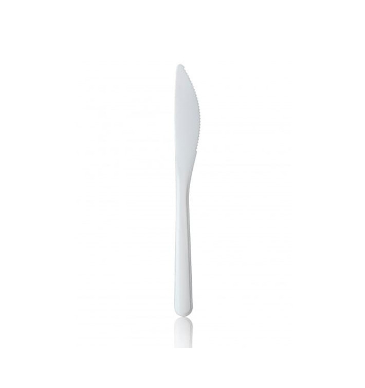 Cuchillo de Plastico Magnum Blanco 185 mm Cuchillo de Plastico Magnum Blanco 185 mm