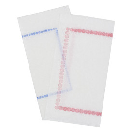 Servilleta de Papel 14x14 Zigzag Azul (250 Uds)