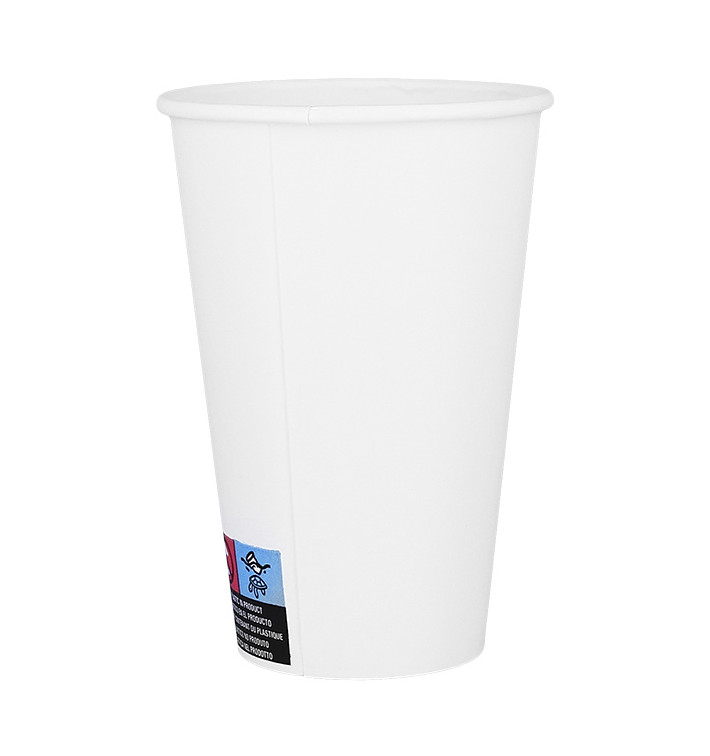 Vaso Cartón ECO 12 Oz/360ml Blanco Ø8cm (50 Uds) Vaso Cartón ECO 12 Oz/360ml Blanco Ø8cm (50 Uds)