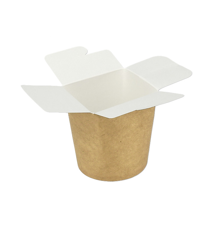 Envase Comida para Llevar 100% ECO Kraft 16Oz/480ml (50 Uds) Envase Comida para Llevar 100% ECO Kraft 16Oz/480ml (50 Uds)