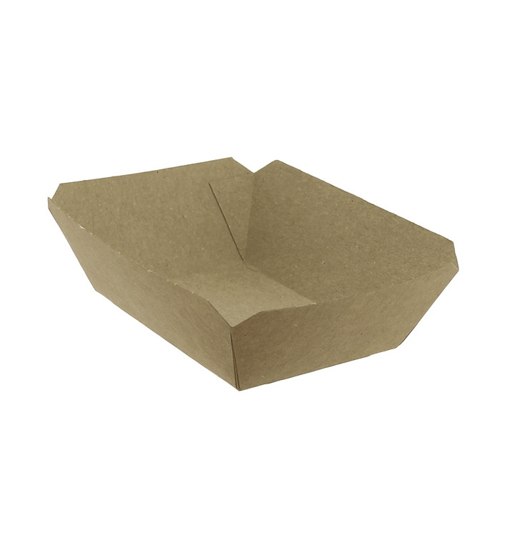 Barqueta 250ml Kraft-Kraft 9,6x6,5x4,2cm (25 Uds) Barqueta 250ml Kraft-Kraft 9,6x6,5x4,2cm (25 Uds)