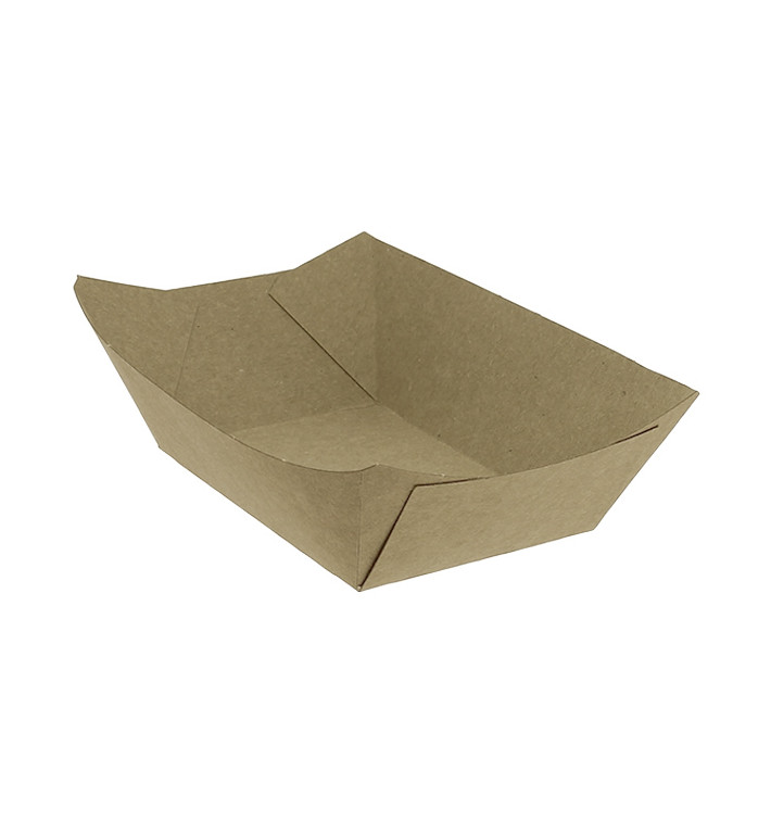 Barqueta 350ml Kraft-Kraft 10,6x7,3x4,5cm (25 Uds) Barqueta 350ml Kraft-Kraft 10,6x7,3x4,5cm (25 Uds)