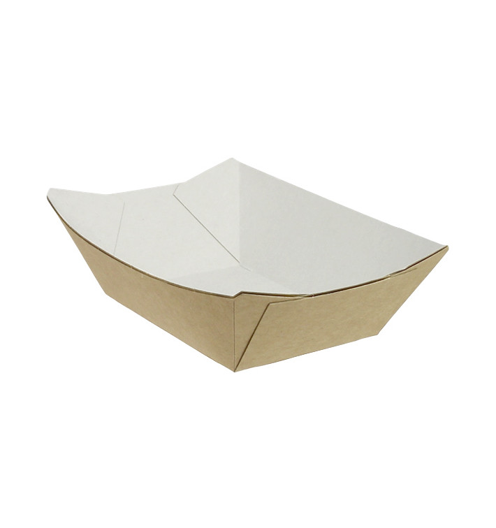 Barqueta 350ml Kraft 10,6x7,3x4,5cm (25 Uds) Barqueta 350ml Kraft 10,6x7,3x4,5cm (25 Uds)