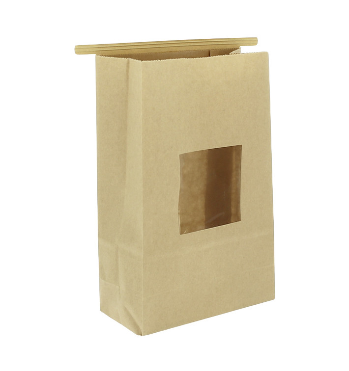 Bolsa SOS Kraft con Cierre y Ventana 15+7x23cm (50 Uds) Bolsa SOS Kraft con Cierre y Ventana 15+7x23cm (50 Uds)