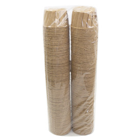 Tarrina de Papel Plisado Kraft de 120ml (250 Uds)