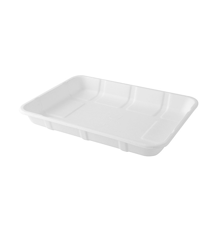 Bandeja de Caña de Azúcar 24,2x18,3cm (50 Uds) Bandeja de Caña de Azúcar 24,2x18,3cm (50 Uds)