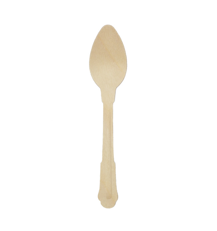 Cucharilla de Madera para Cafe 120mm (100 Uds) Cucharilla de Madera para Cafe 120mm (100 Uds)