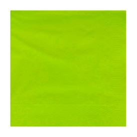 Servilleta Papel Cenefa 20x20cm 2C Pistacho (100 Uds)