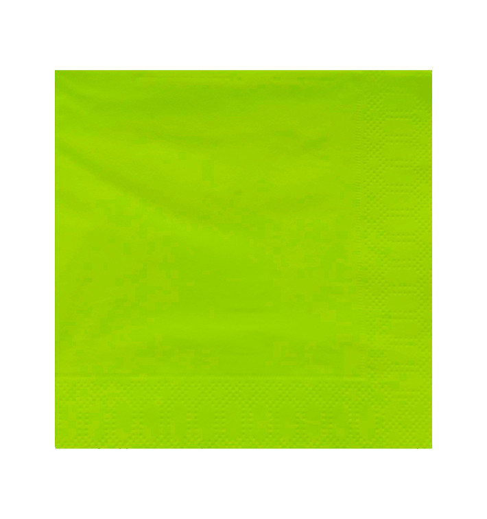 Servilleta Papel Cenefa 20x20cm 2C Pistacho (100 Uds) Servilleta Papel Cenefa 20x20cm 2C Pistacho (100 Uds)