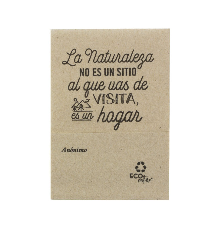 Servilletas de Papel Miniservis Kraft Frases 17x17cm (200 Uds) Servilletas de Papel Miniservis Kraft Frases 17x17cm (200 Uds)