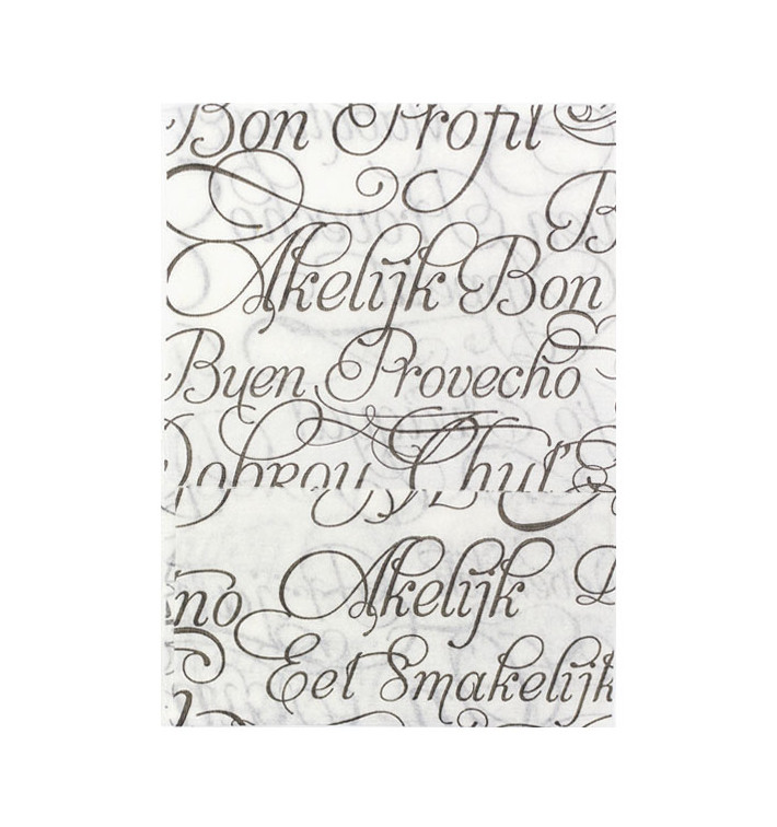 Servilletas Miniservis "Buen Provecho" 17x17cm (200 Uds) Servilletas Miniservis "Buen Provecho" 17x17cm (200 Uds)
