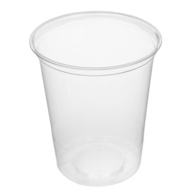 Tarrina Compostable PLA Transparente 940ml (500 Uds)