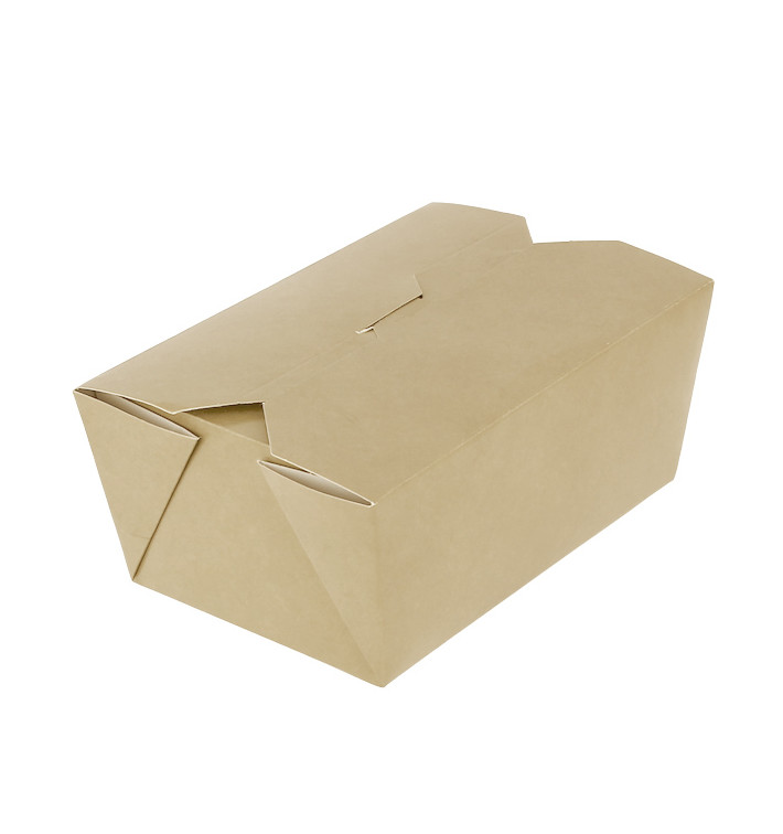 Caja Americana Kraft 13x8,5x6cm 700ml (45 Uds) Caja Americana Kraft 13x8,5x6cm 700ml (45 Uds)