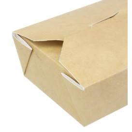 Caja Americana Kraft 10,7x8,65x4,5cm 400ml (50 Uds)