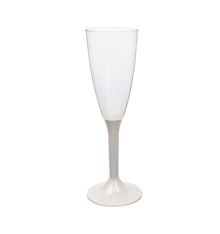 Copa Plástico Cava Pie Beige 120ml 2P (20 Uds) Copa Plástico Cava Pie Beige 120ml 2P (20 Uds)