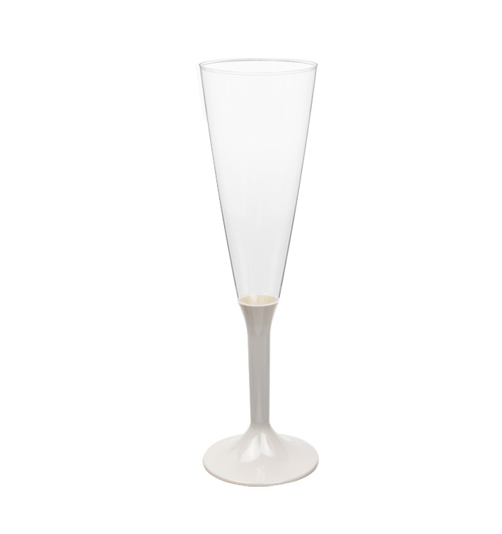 Copa Plástico Cava Pie Beige 160ml 2P (20 Uds) Copa Plástico Cava Pie Beige 160ml 2P (20 Uds)