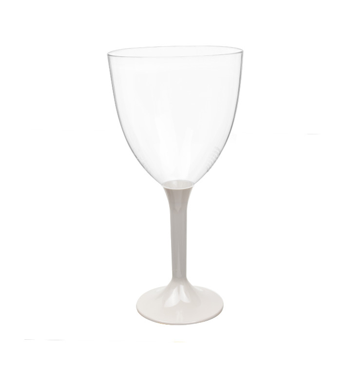 Copa Plástico Vino Pie Beige 300ml 2P (20 Uds) Copa Plástico Vino Pie Beige 300ml 2P (20 Uds)