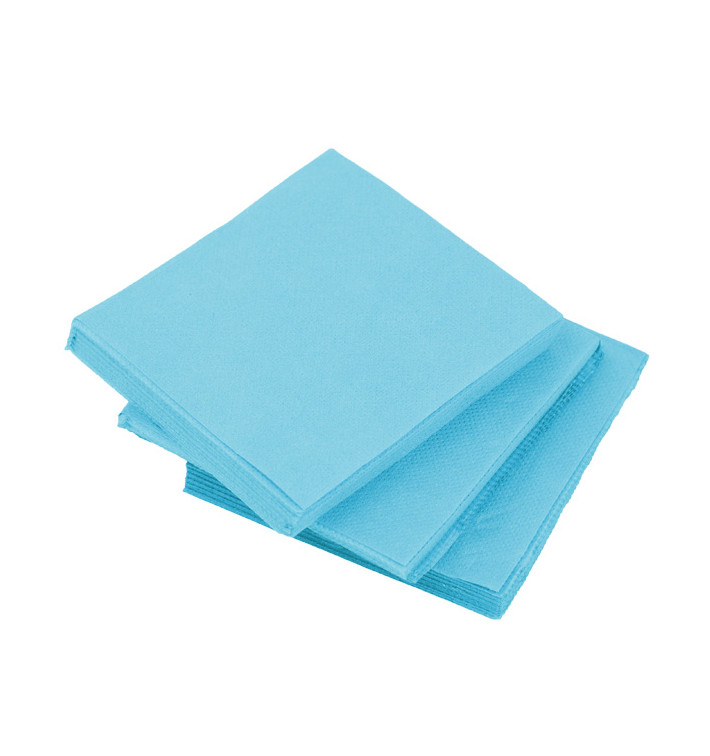 Servilleta de Papel Micropunto 20x20cm 2C Turquesa (90 Uds) Servilleta de Papel Micropunto 20x20cm 2C Turquesa (90 Uds)