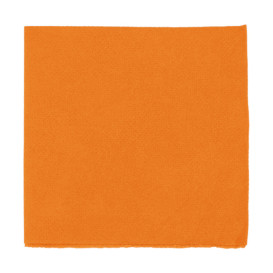 Servilleta de Papel Micropunto 20x20cm 2C Naranja (100 Uds)