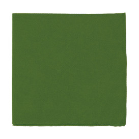 Servilleta de Papel Micropunto 20x20cm 2C Verde (100 Uds)