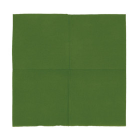 Servilleta de Papel Micropunto 20x20cm 2C Verde (100 Uds)