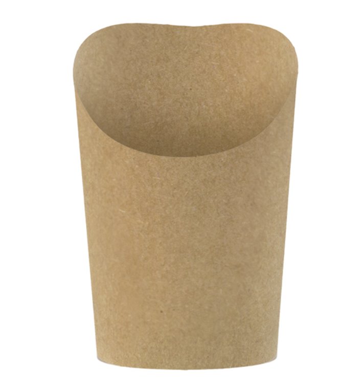 Vaso Cartón Kraft para Fritos y Wraps Ø8,1x11,5cm (1.320 Uds) Vaso Cartón Kraft para Fritos y Wraps Ø8,1x11,5cm (1.320 Uds)