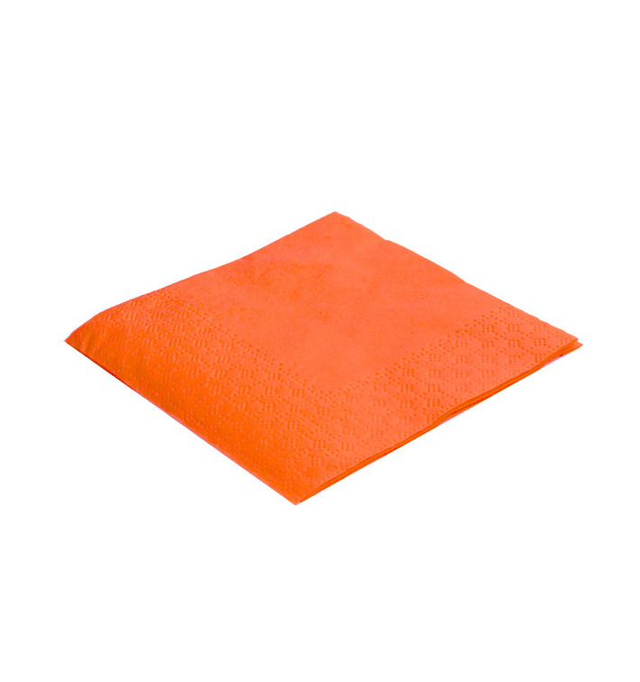 Servilleta de Papel Cocktail 20x20cm 2C Naranja (100 Uds) Servilleta de Papel Cocktail 20x20cm 2C Naranja (100 Uds)