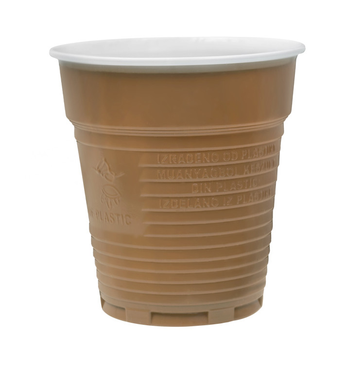Vaso de Plástico PS Vending Bicolor 166ml Ø7,0cm (100 Uds) Vaso de Plástico PS Vending Bicolor 166ml Ø7,0cm (100 Uds)