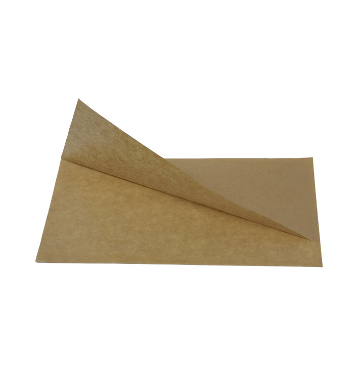 Bolsa Antigrasa Abierta 25x13/10cm Natural (100 Uds) Bolsa Antigrasa Abierta 25x13/10cm Natural (100 Uds)