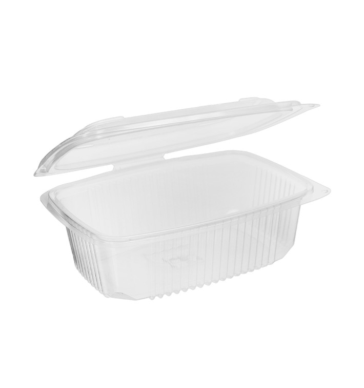 Tarrina Bisagra PP Transparente 800ml 185x135mm (50 Uds) Tarrina Bisagra PP Transparente 800ml 185x135mm (50 Uds)