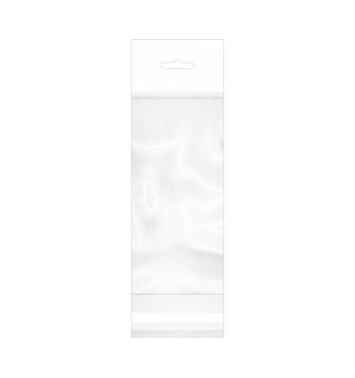 Bolsas BOPP Solapa Adhesiva y Eurotaladro 6,5x17cm G160 (100 Uds) Bolsas BOPP Solapa Adhesiva y Eurotaladro 6,5x17cm G160 (100 Uds)
