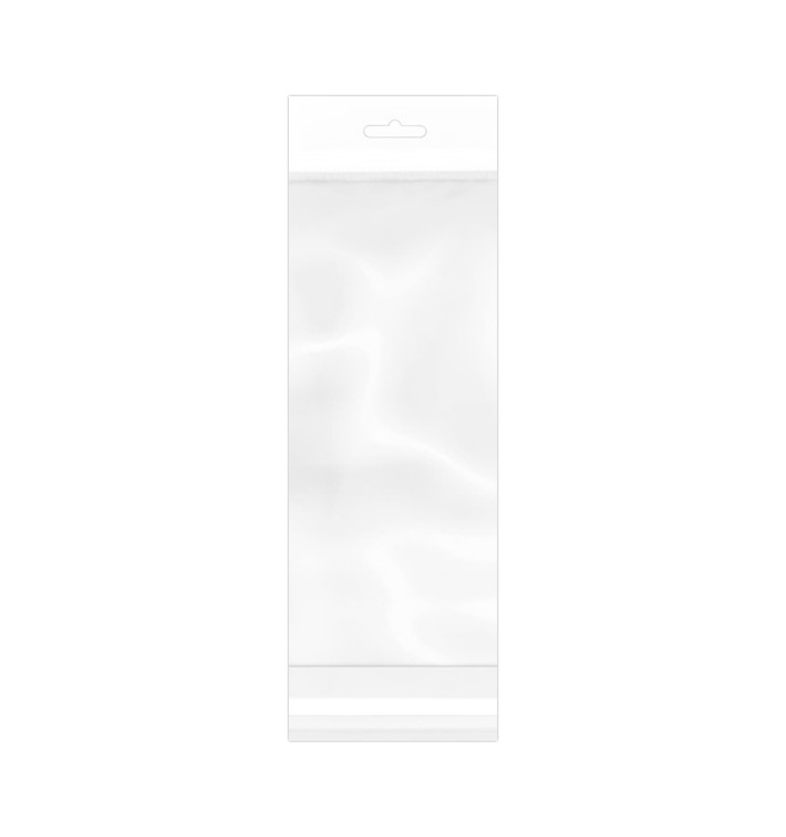 Bolsas BOPP Solapa Adhesiva y Eurotaladro 10,5x28,5cm G160 (100 Uds) Bolsas BOPP Solapa Adhesiva y Eurotaladro 10,5x28,5cm G160 (100 Uds)