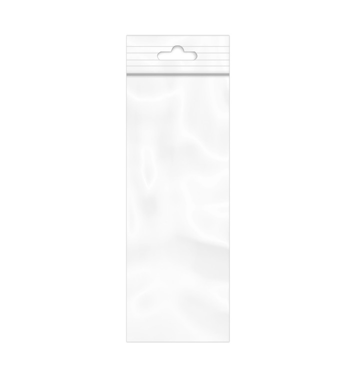 Bolsas de Polietileno con Autocierre y Eurotaladro 11,5x33,5cm G200 (100 Uds) Bolsas de Polietileno con Autocierre y Eurotaladro 11,5x33,5cm G200 (100 Uds)