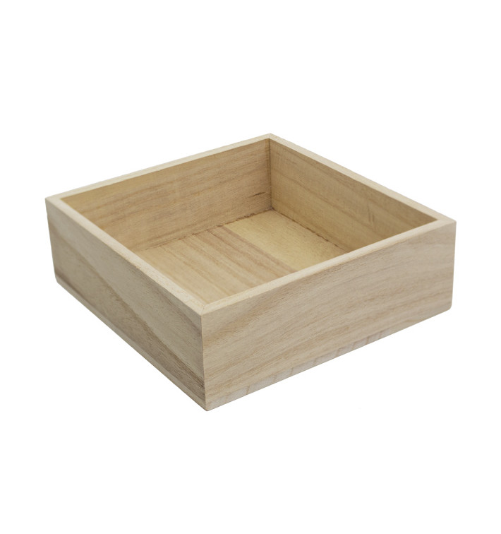 Caja para Presentación de Madera 16x15x5cm (1 Ud) Caja para Presentación de Madera 16x15x5cm (1 Ud)