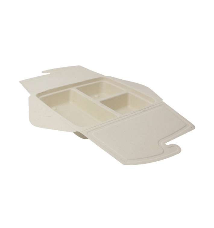 Envase Box to Go Caña de Azúcar 3C 21x21x4cm 900ml (50 Uds) Envase Box to Go Caña de Azúcar 3C 21x21x4cm 900ml (50 Uds)