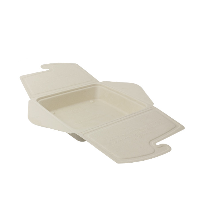 Envase Box to Go Caña de Azúcar 21x21x4cm 1350ml (50 Uds) Envase Box to Go Caña de Azúcar 21x21x4cm 1350ml (50 Uds)