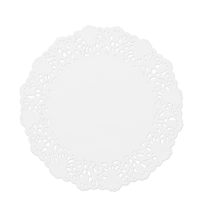Rodal de Papel Calado Blanco Litos Ø140mm (250 Uds) Rodal de Papel Calado Blanco Litos Ø140mm (250 Uds)